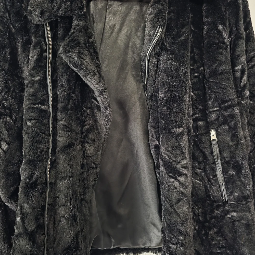 Dennis Basso Black Teddy Jacket - Picture 3 of 4